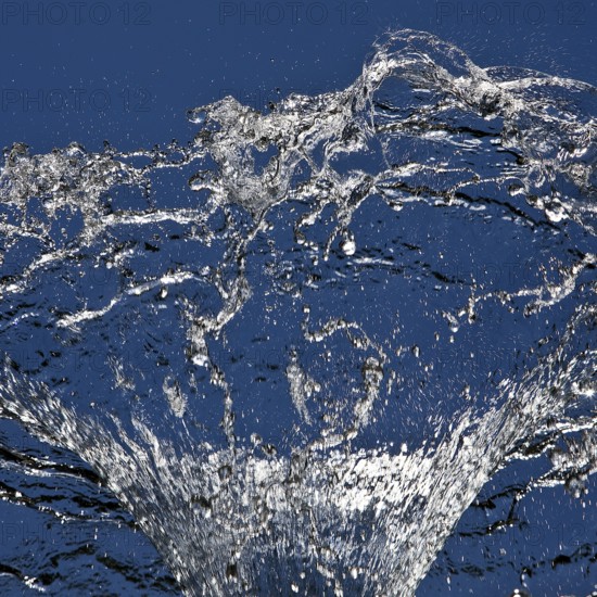 Water bell fountain in the spa garden, detail, Bad Homburg vor der Höhe, Hesse, Germany