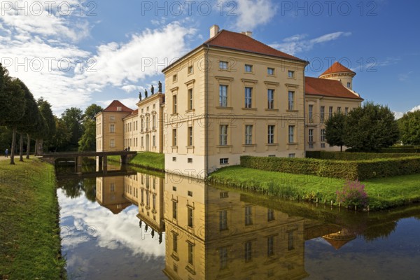 Rheinsberg Castle, countryside, Ostprignitz-Ruppin district, prime example of Friederician Rococo, Brandenburg, Germany