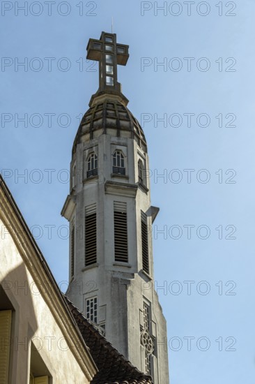 Vichy, listed as World Heritage by UNESCO. Saint-Blaise church, Allier, Auvergne-Rhone-Alpes, France