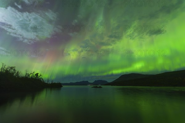 Magical Northern Lights over Abisko, Lapporten and Lake Torneträsk