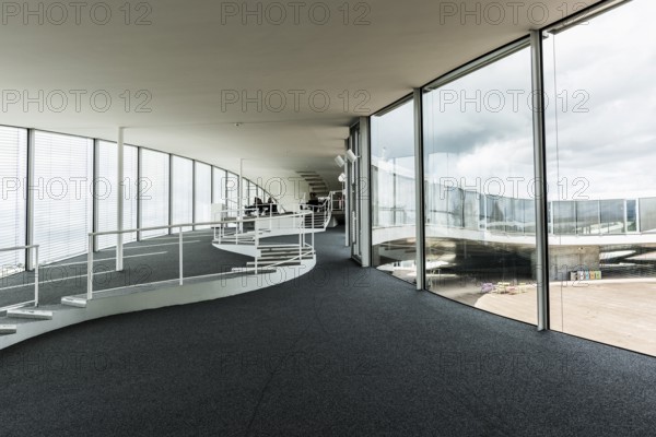 Interior view, Rolex Learning Centre, École polytechnique fédérale de Lausanne, EPFL, Lausanne, Switzerland