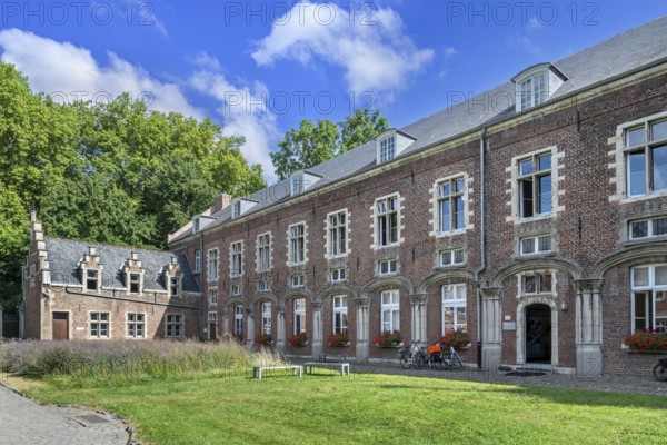 Kasteel van Arenberg, Arenberg Castle, 16th century Flemish Renaissance château in Heverlee, now owned by the KU Leuven, Flemish Brabant, Belgium