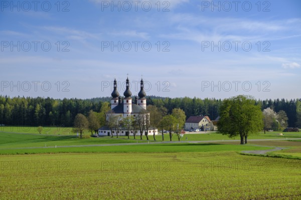 Pilgrimage church, Dreifaltigkeitskirche Kappl, near Waldsassen, Upper Palatinate, Bavaria, Germany