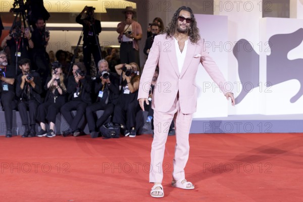 Venice, Italy - 3 September 2025: Jason Momoa during the red carpet of - Cartier Glory To The Filmmaker Award 2025 and In the Hand of Dante - during the 82nd Venice International Film Festival