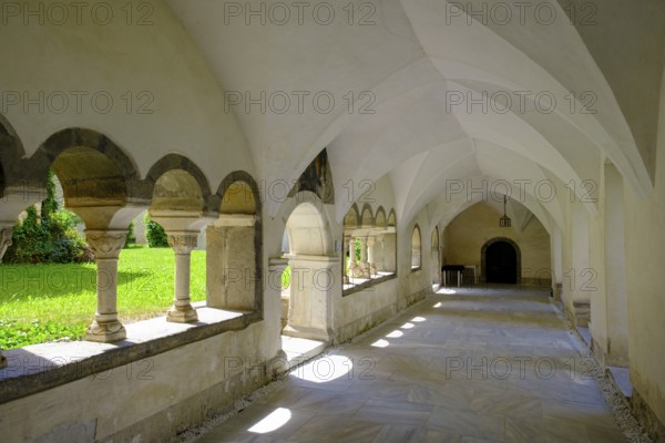 Cloister, Millstatt Abbey, Millstatt, Lake Millstatt, Carinthia, Austria