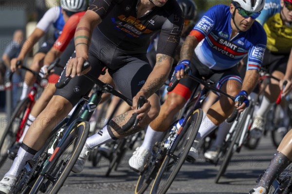 42nd Kerwe cycle race in Mutterstadt, Palatinate. Prize of the municipality & Sparkasse Vorderpfalz