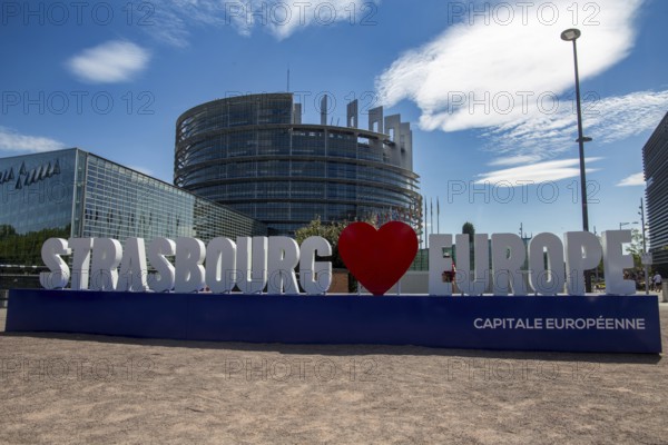 The European Parliament in Strasbourg