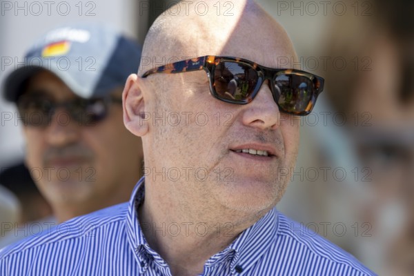 Ludwigshafen: Joachim Paul gives a speech at a rally in the Maudach district*** The election committee of the city of Ludwigshafen, chaired by Jutta Steinruck, does not allow him to run for mayor