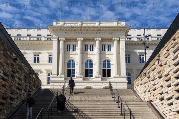 Conversion of the listed building of the former Federal Railway Directorate into an administration building in Wuppertal, Germany