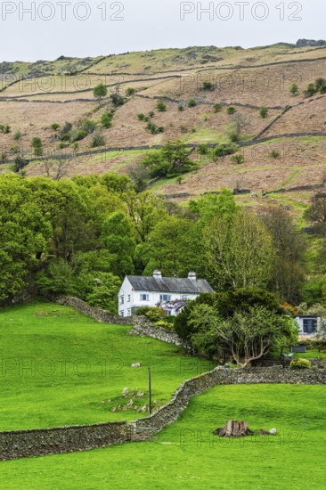Farms in Lake District National Park, Cumbria, England, United Kingdom