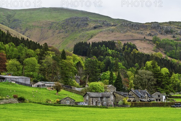 Farms in Lake District National Park, Cumbria, England, United Kingdom