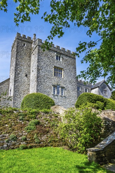 Sizergh Castle and gardens, Helsington, Cumbria, England, United Kingdom