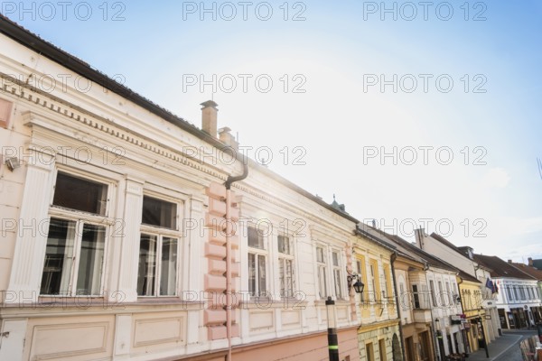 Residential and commercial buildings in the historic centre of Trencín, Capital of Culture 2026, Trencín, Slovakia