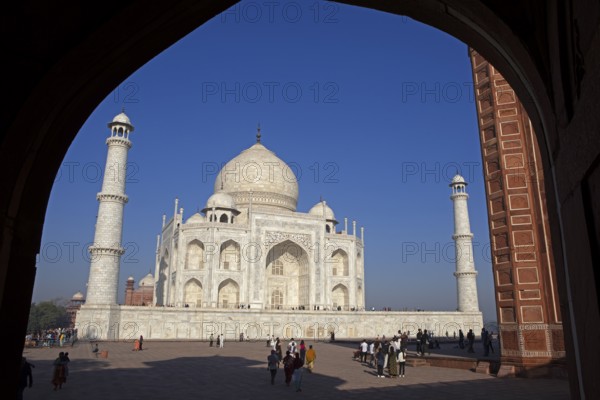Taj Mahal or Taj Mahal, mausoleum, Agra, Uttar Pradesh, India
