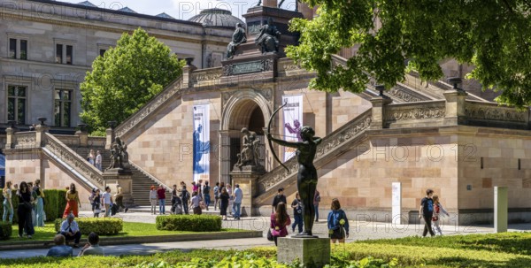 The Old National Gallery on Museum Island, Berlin, Germany