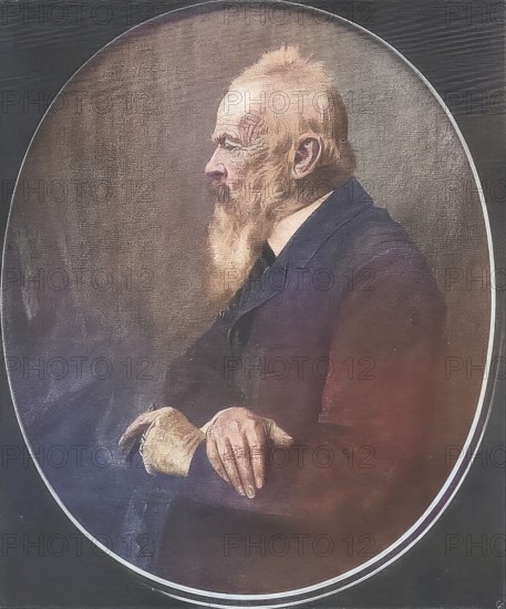 Luitpold Karl Joseph Wilhelm of Bavaria (born 12 March 1821 in Würzburg, died December 1912 in Munich) was Prince Regent of the Kingdom of Bavaria from 1886 until his death, Historical, digitally restored reproduction from a 19th century original, Record date not stated