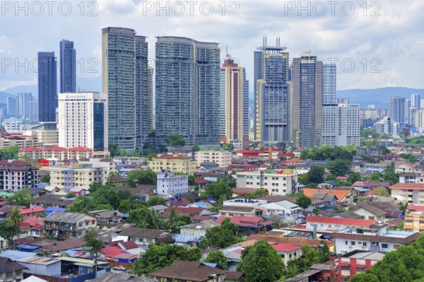 Kuala Lumpur city skyline, Malaysia, Asia