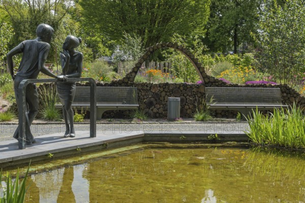 District educational garden, Burgsteinfurt, Münsterland, North Rhine-Westphalia, Germany