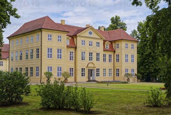 Mirow Castle on Mirow Castle Island was one of the secondary residences of the Dukes of Mecklenburg-Strelitz. Mirow, Mecklenburg-Western Pomerania, Germany