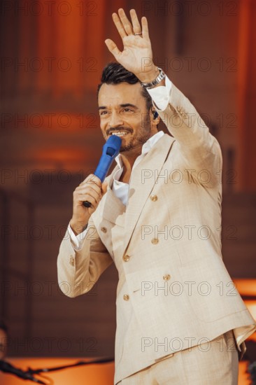 Giovanni Zarrella live on An Italian Summer Night Tour at the Classic Open Air at Berlin's Gendarmenmarkt on 18 July 2025
