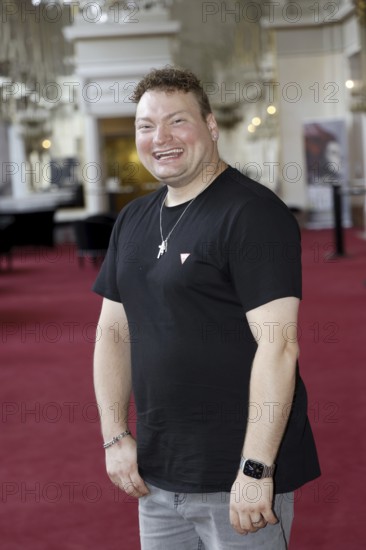 Christian Jährig, winner of the 21st season of Deutschland sucht den Superstar at the show - Gemeinsam Bunt - das 6. Benefizkonzert on 14.07.2025 at the Theater des Westens in Berlin