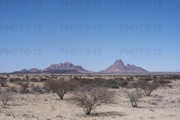 Rock formation, Pontok Mountains, Great Spitzkoppe, Spitzkoppe, Great Spitzkoppe Nature Reserve, Namibia