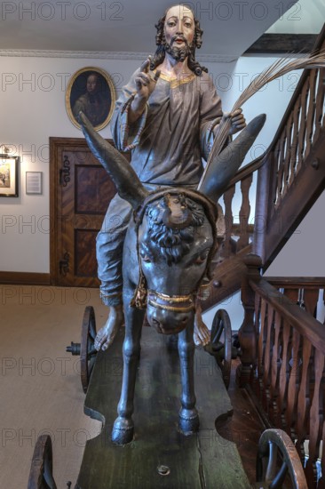 Palmesel, created in 1767, Städtisches Museum, Krummebergstr. 30, Überlingen, Baden-Württemberg, Germany