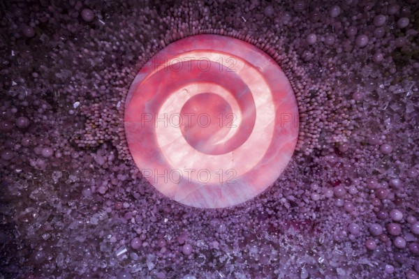 Meditation room with real crystals, artist Tia-Thuy Nguyen, Petit Portier, Monte Carlo, Cote d'Azur, Monaco