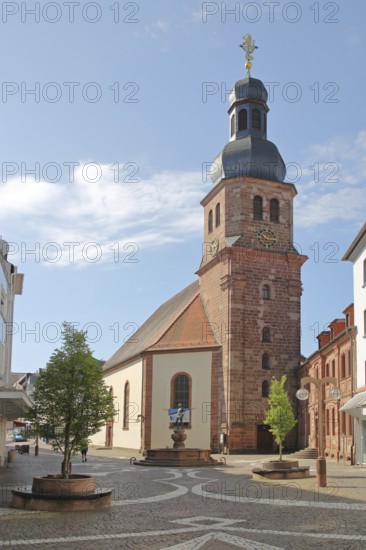 Baroque Luther Church built in 1758, Pirmasens, Rhineland-Palatinate, Germany