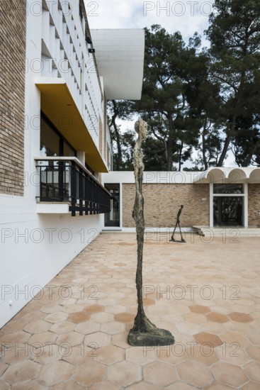 Museum, Fondation Maeght, artist Alberto Giacometti, St. Paul de Vence, Provence Alpes Côte d'Azur, South of France, France