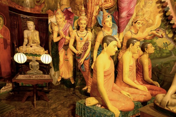 Gangaramaya Buddhist Temple, Interior, Colombo, Sri Lanka