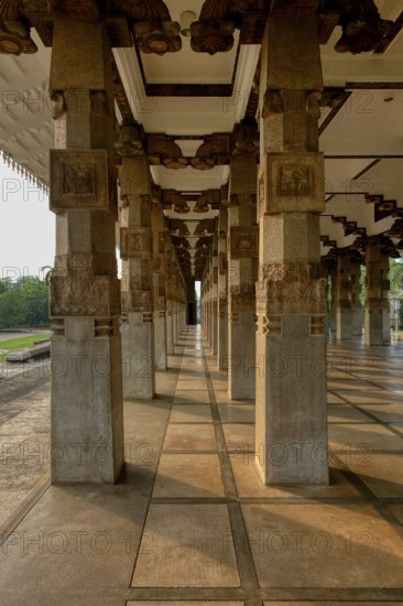 Independence Memorial Hall in Cinnamon Gardens, Colonnade, Colombo, Sri Lanka