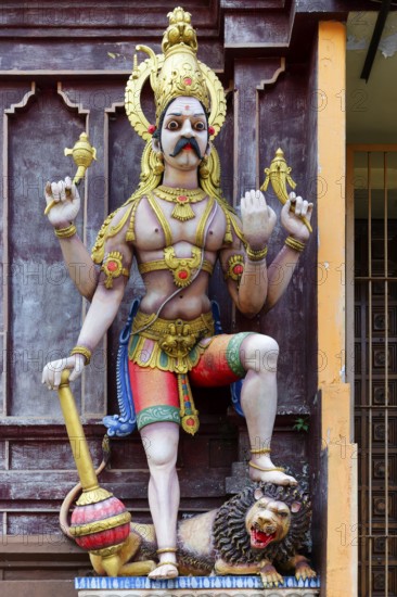Sri Kailasanathar Swamy Hindu Temple, Dvarapala, Door guard, Colombo, Sri Lanka