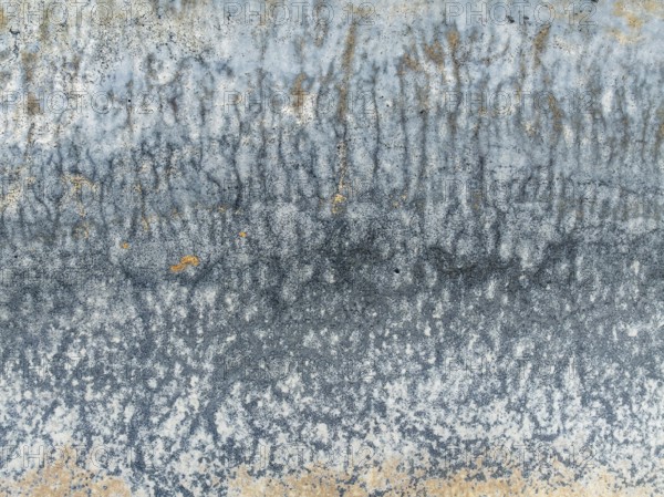 Abstract saline patterns at the edge of the Walvis Bay salt works. Aerial view. Drone shot. Namibia