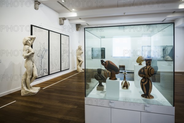 Sculpture, artist Pablo Picasso, Musée Picasso, Antibes, Provence Alpes Côte d'Azur, South of France, France