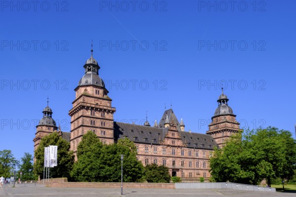 Aschaffenburg Castle, Aschaffenburg am Main, Lower Franconia, Franconia, Germany