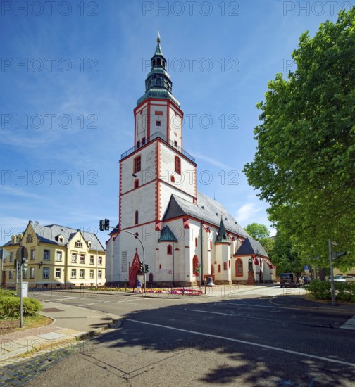 St Nicolaikirche in Döbeln on Lutherplatz, Döbeln Old Town, Döbeln, Saxony, Germany