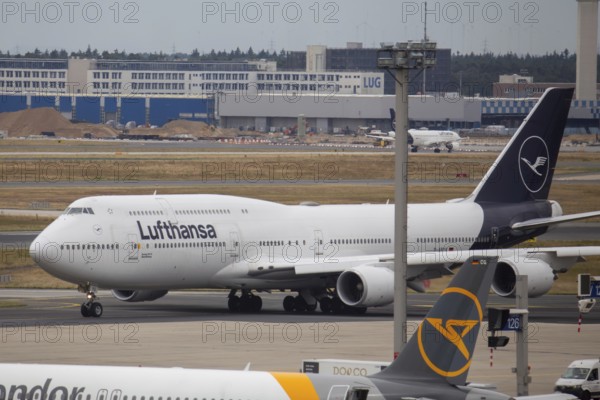 Lufthansa Boeing 747-8 at Frankfurt Airport
