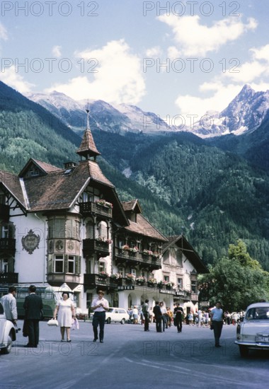 Hotel Kassl Posthotel, Oetz, Imst district, Tyrol, Austria, Europe, 1970