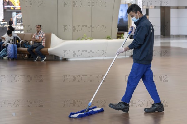 Cleaning power when mopping the floor
