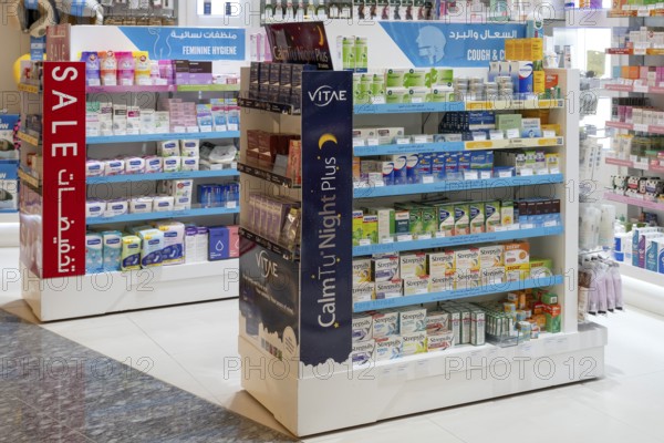 Pharmacy sales shelves Strepsils