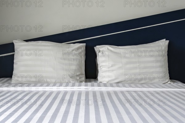 Hotel room double bed