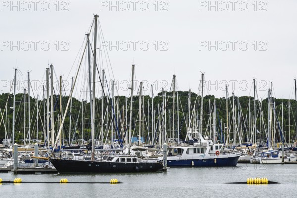 Marina in Le Verdon-sur-Mer, Nouvelle-Aquitaine, Gironde, France
