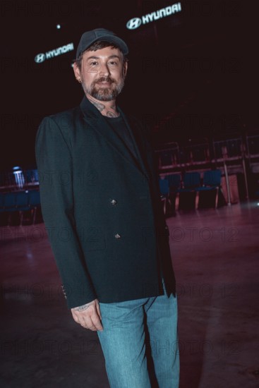 Designer Macel Ostertag after his fashion show during Berlin Fashion Week 2025 on 02.07.2025