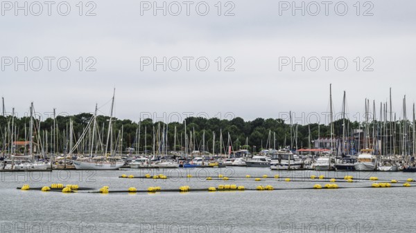 Marina in Le Verdon-sur-Mer, Nouvelle-Aquitaine, Gironde, France