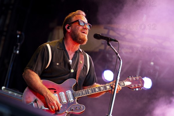 Dan Auerbach, singer/guitarist, from THE BLACK KEYS live at Zitadelle Spandau on 01.07.2025