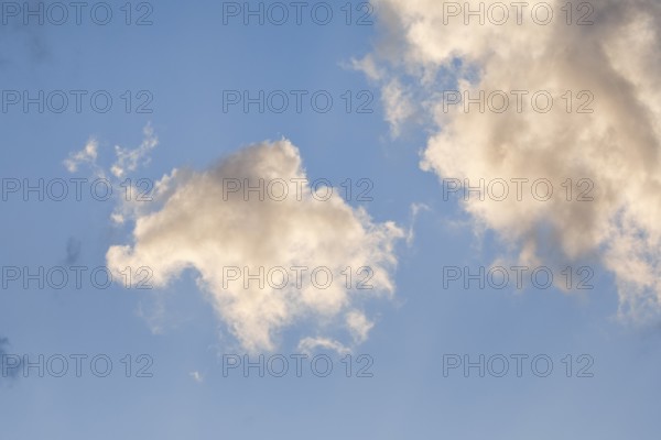 Dramatic cloudy sky shortly in front of sunset