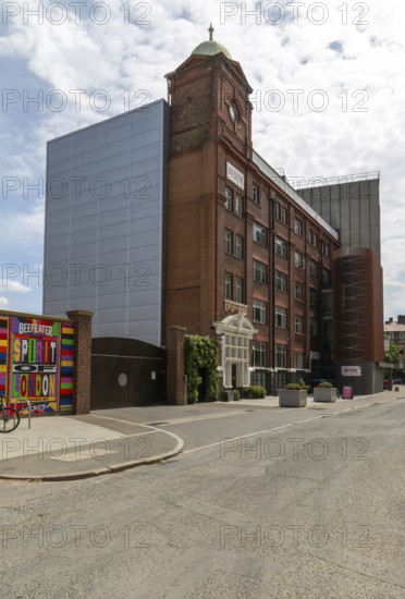 Beefeater gin distillery historic building, Montford Place, Vauxhall, Lambeth, London, England, UK