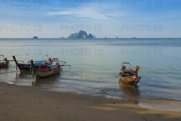 Longtail boat, Ao Nang Beach, Ao Nang, Krabi, Thailand