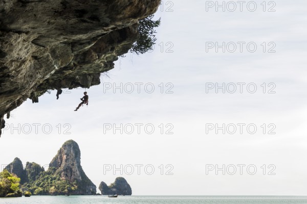 Climber, Tonsai Beach, Ao Nang, Krabi, Thailand